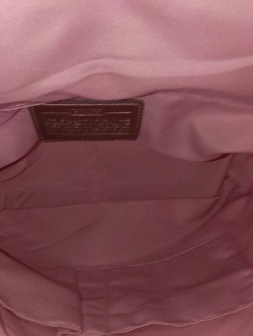 Coach White Signature Jacquard Small Backpack - Picture 9 of 9